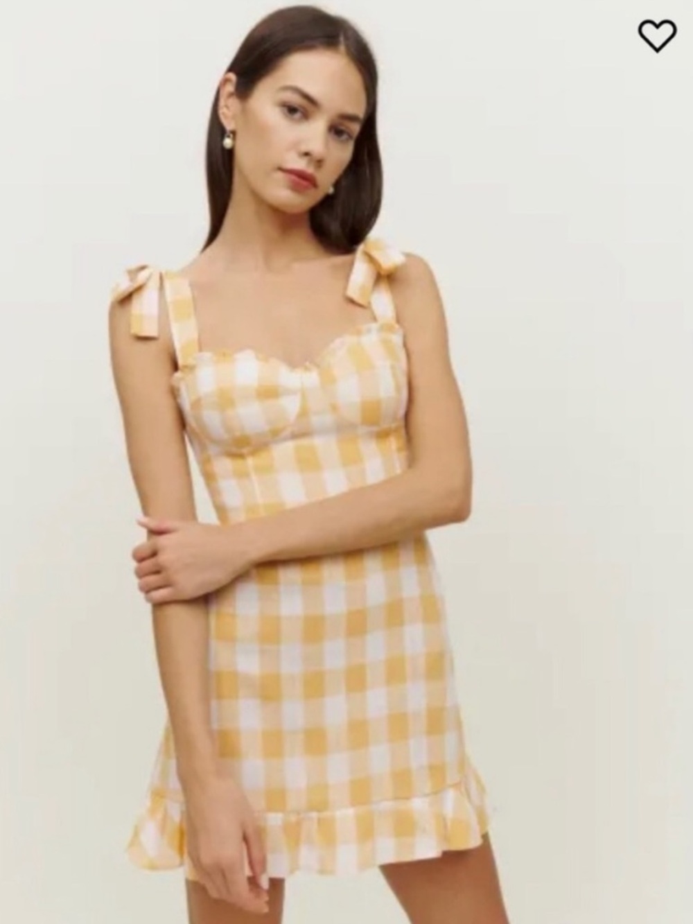 Reformation Desiree Linen Dress